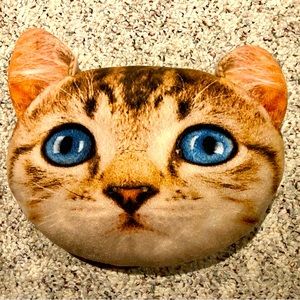 Cat Face Pillow